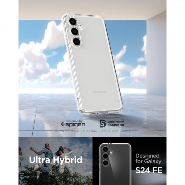 Spigen Samsung Galaxy S24 FE Cover Ultra Hybrid Crystal Clear