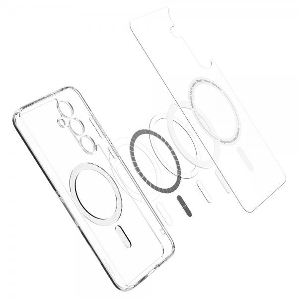 Spigen Samsung Galaxy S24 FE Cover Ultra Hybrid MagFit Hvid