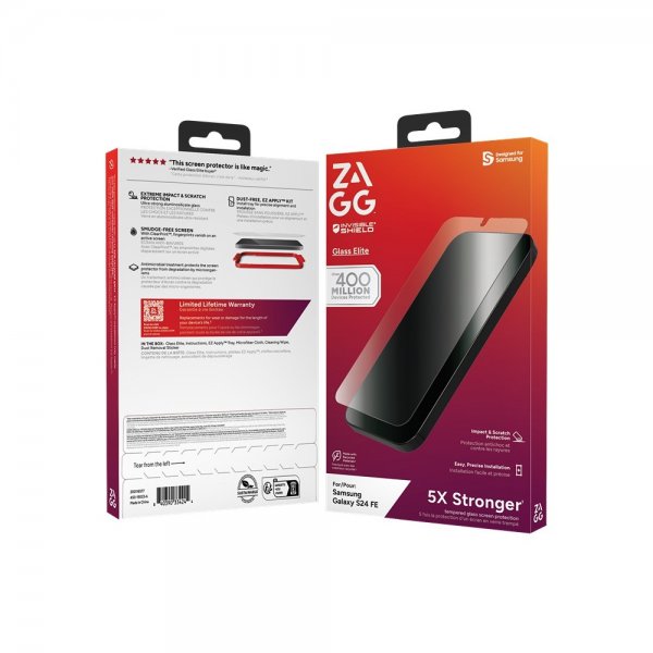 ZAGG InvisibleShield Samsung Galaxy S24 FE Skærmbeskytter Glass Elite