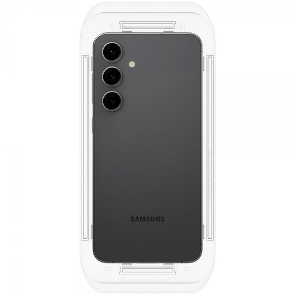 Spigen Samsung Galaxy S24 FE Skærmbeskyttelse GLAS.tR EZ Fit 2-pak