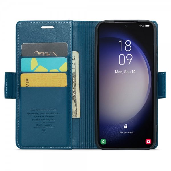 CaseMe Samsung Galaxy S24 Etui 023 Series Blå