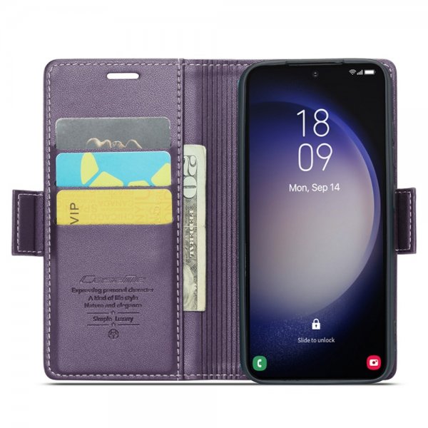 CaseMe Samsung Galaxy S24 Cover 023 Series Lilla