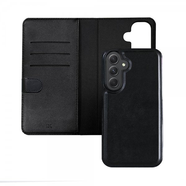 Xqisit Samsung Galaxy S24 Cover 2-i-1 Wallet Case Sort