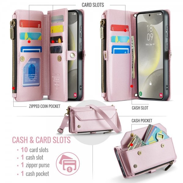 CaseMe Samsung Galaxy S24 Etui C36 Series Rosa