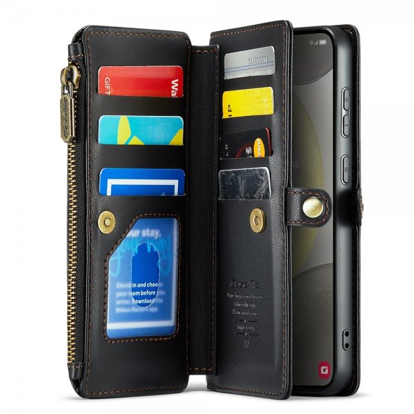 CaseMe Samsung Galaxy S24 Cover C36-serien Sort