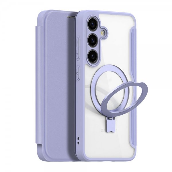 Dux Ducis Samsung Galaxy S24 Cover Skin X Pro Series Kickstand MagSafe Lilla