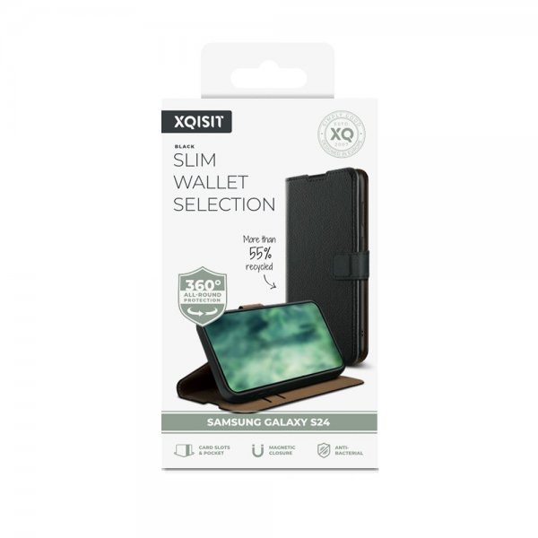 Xqisit Samsung Galaxy S24 Cover Slim Wallet Selection Sort