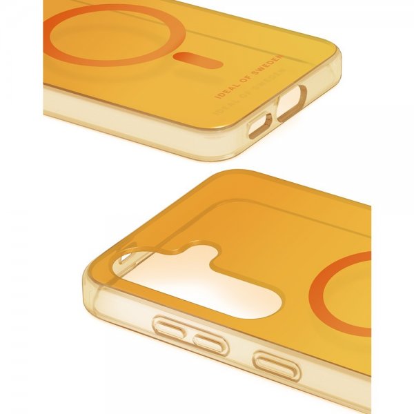 Ideal of Sweden Samsung Galaxy S24/Galaxy S25 Cover Clear Case MagSafe Orange Spritz