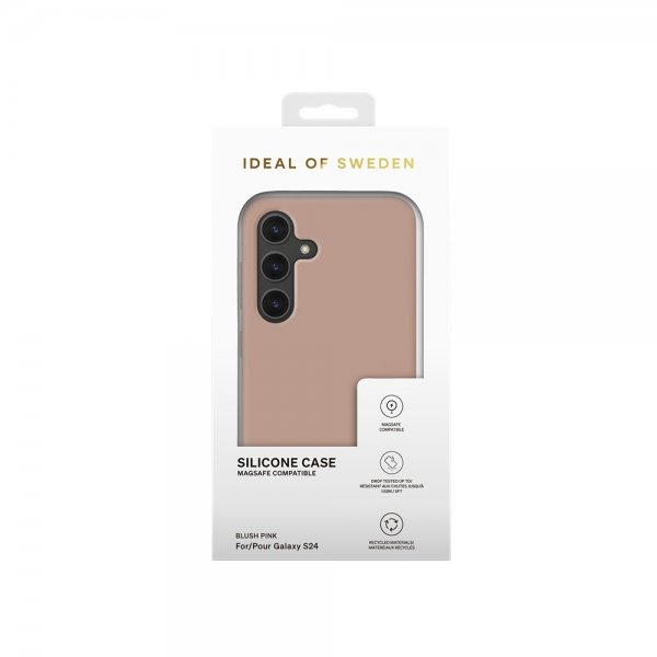 Ideal of Sweden Samsung Galaxy S24/Galaxy S25 Cover Silikonecover MagSafe Blush Pink