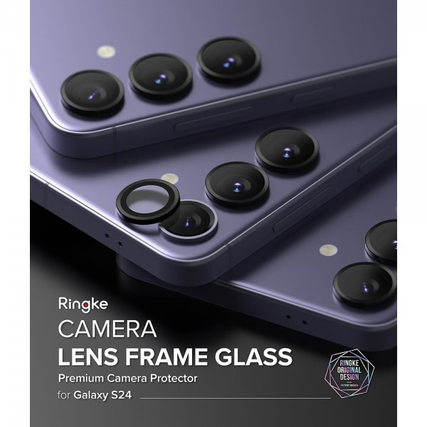 Ringke Samsung Galaxy S24 Kamerabeskyttelse Kamera Linse Ramme Sort
