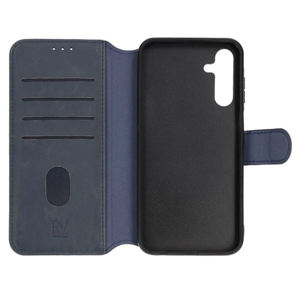 Rvelon Samsung Galaxy S24 Cover Magnetisk Aftagelig Skal Blå
