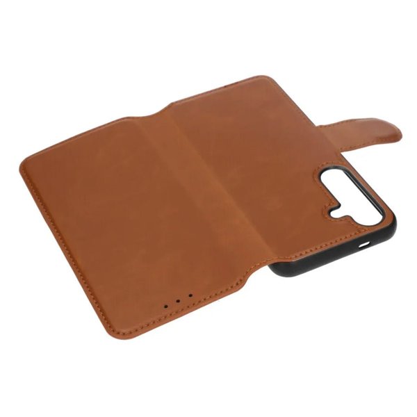 Rvelon Samsung Galaxy S24 Etui 4 Kortlommer Brun