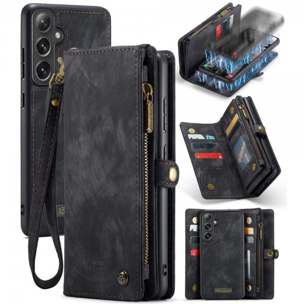CaseMe Samsung Galaxy S24 Plus Etui 008 Series Aftageligt Cover Sort