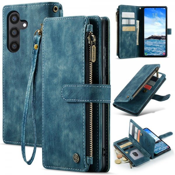 CaseMe Samsung Galaxy S24 Plus Cover C30 Series Blå