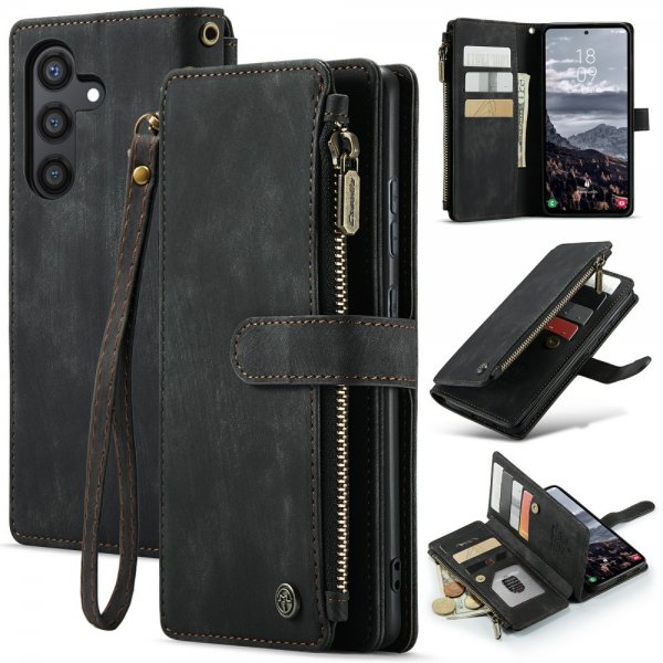 CaseMe Samsung Galaxy S24 Plus Etui C30 Series Sort