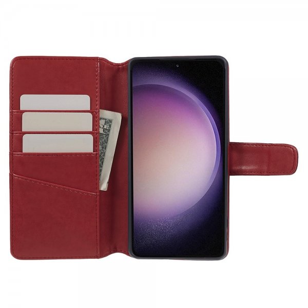 Nordic Covers Samsung Galaxy S24 Plus Cover Essential Leather Poppy Red