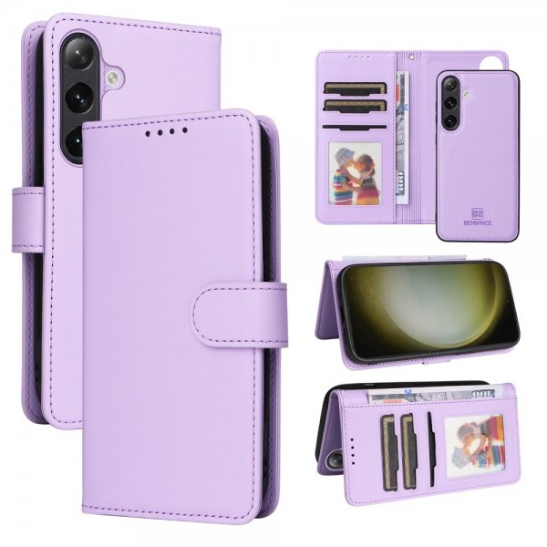 Betopnice Samsung Galaxy S24 Plus Cover med Aftageligt Etui 005 Lilla