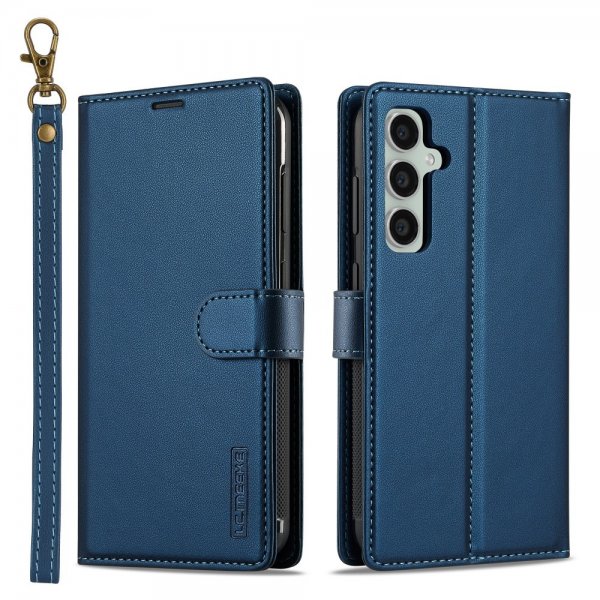 Lc.Imeeke Samsung Galaxy S24 Plus Cover med Aftageligt Cover L2 Series MagSafe Blå