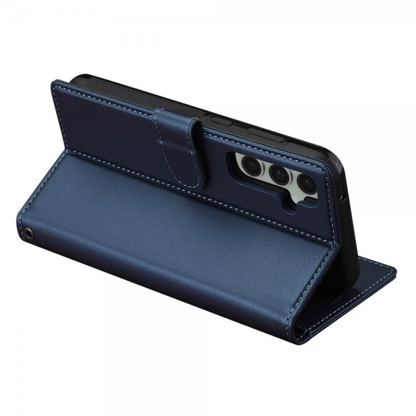 Lc.Imeeke Samsung Galaxy S24 Plus Cover med Aftageligt Cover L2 Series MagSafe Blå