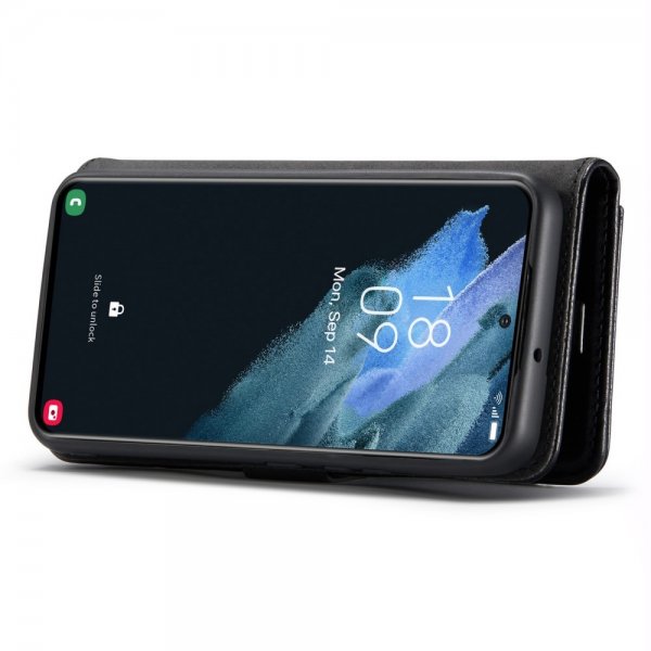 Dg.Ming Samsung Galaxy S24 Plus Cover med Aftageligt Etui Sort