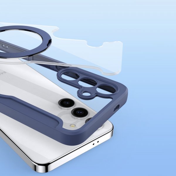 Dux Ducis Samsung Galaxy S24 Plus Cover Skin X Pro Series Kickstand MagSafe Blå