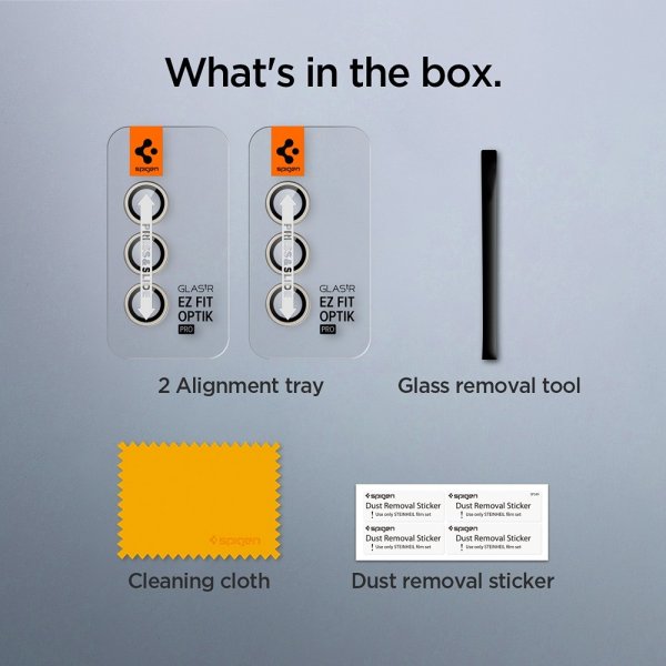 Spigen Samsung Galaxy S24 Plus Kamerabeskyttelse GLAS.tR EZ Fit Optik Pro 2-pak Gul