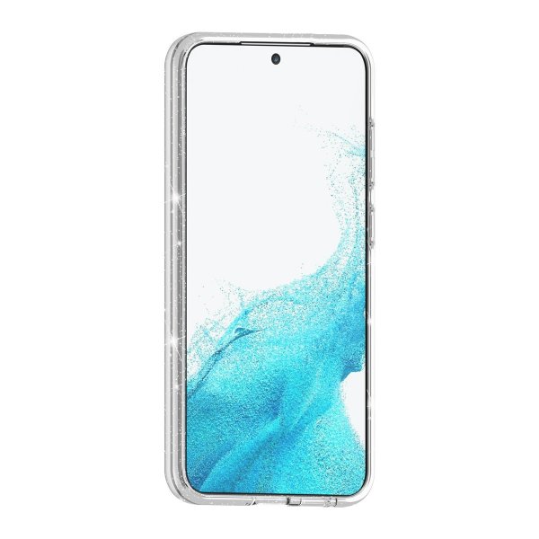Samsung Galaxy S24 Plus Cover Glitter MagSafe Transparent