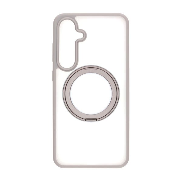 Samsung Galaxy S24 Plus Cover Roterbart MagSafe Stativ Grå