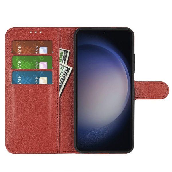 Samsung Galaxy S24 Plus Etui med Stativ Brun