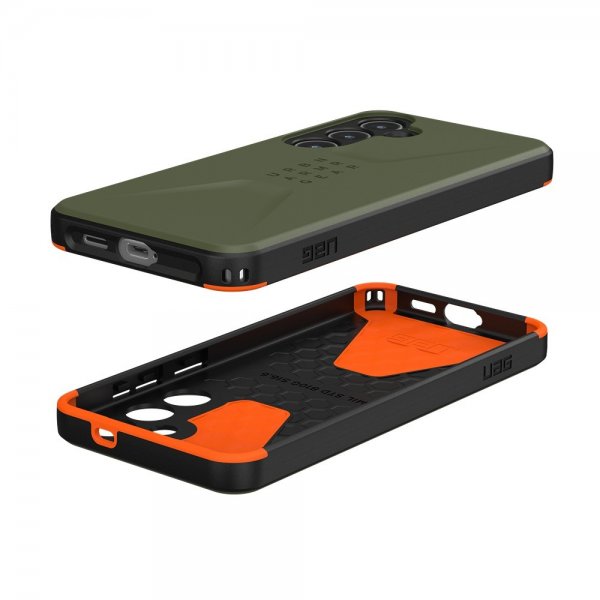 Urban Armor Gear (UAG) Samsung Galaxy S24 Plus Cover Civilian Olive Drab