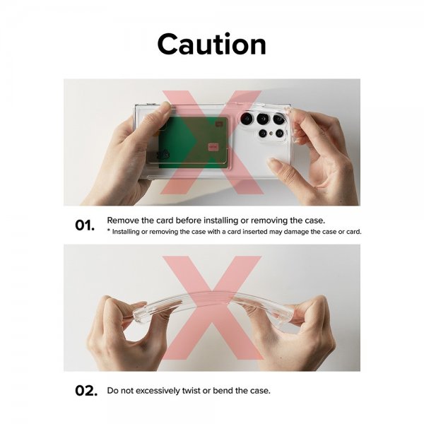 Ringke Samsung Galaxy S24 Plus Cover Fusion Card Clear