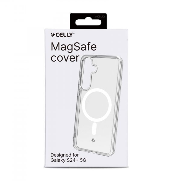 Celly Samsung Galaxy S24 Plus Cover GELSKINMAG MagSafe Transparent
