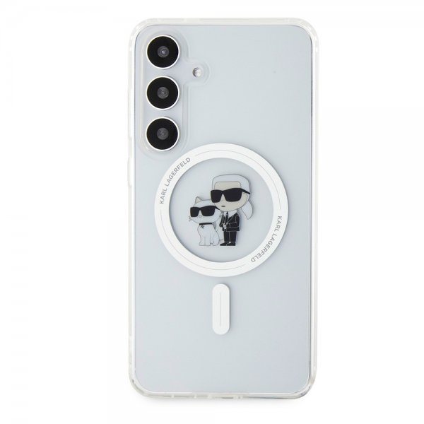 Karl Lagerfeld Samsung Galaxy S24 Plus Cover Ikonik MagSafe Transparent