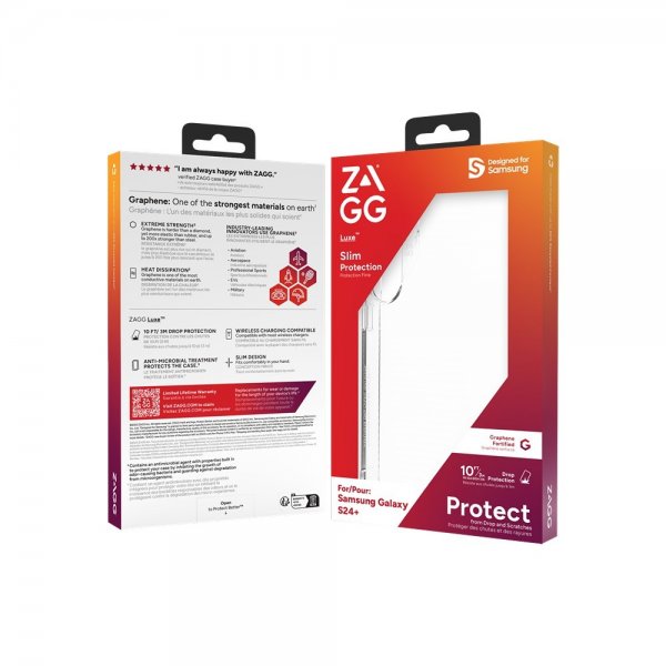 ZAGG Samsung Galaxy S24 Plus Cover Luxe Transparent