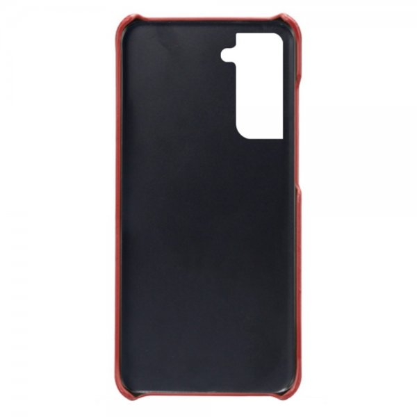 Samsung Galaxy S24 Plus Cover med to Kortlommer Rød