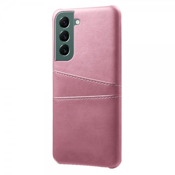 Samsung Galaxy S24 Plus Cover med to Kortlommer Rosaguld