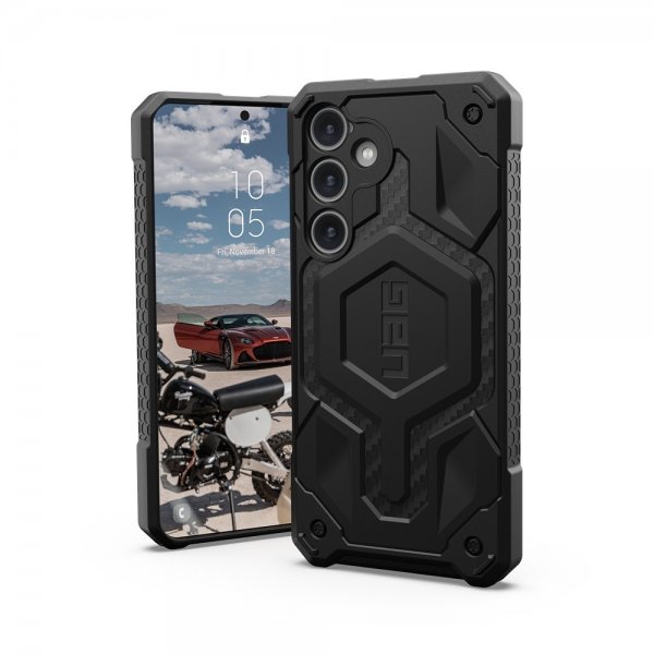 Urban Armor Gear (UAG) Samsung Galaxy S24 Plus Cover Monarch Carbon Fiber Sort