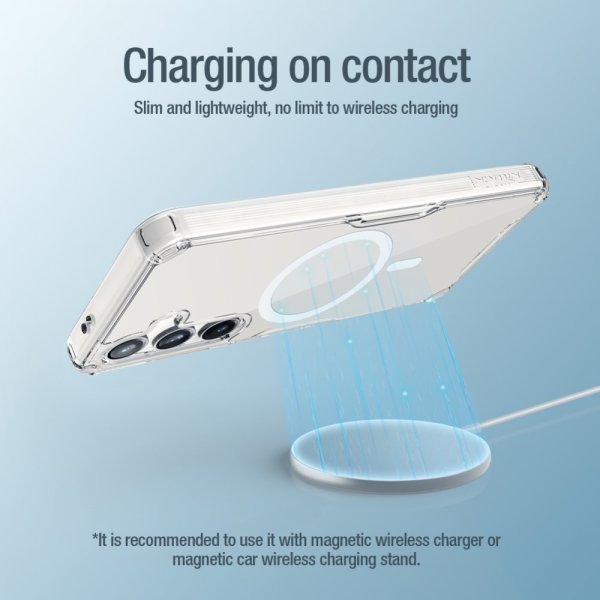 Nillkin Samsung Galaxy S24 Plus Cover Nature Pro Series MagSafe Transparent