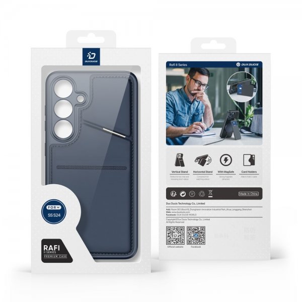 Dux Ducis Samsung Galaxy S24 Plus Cover Rafi II Series MagSafe Blå