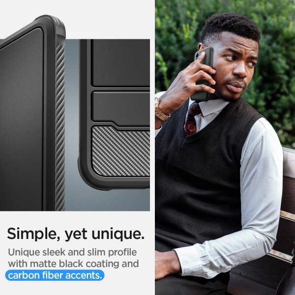 Spigen Samsung Galaxy S24 Plus Cover Rugged Armor Mat Sort