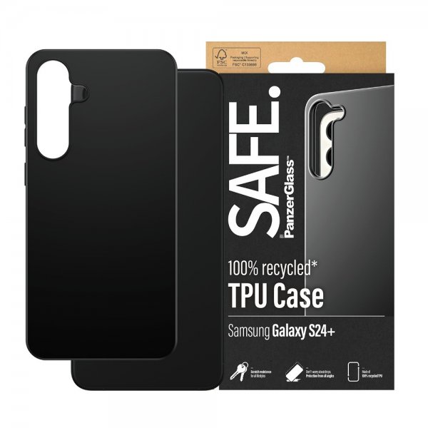SAFE by PanzerGlass Samsung Galaxy S24 Plus Cover Soft TPU Case Sort