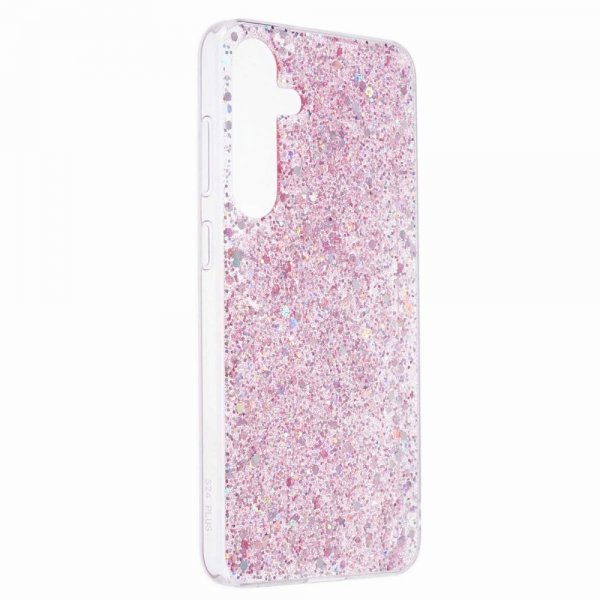 Nordic Covers Samsung Galaxy S24 Plus Cover Sparkle Series Blossom Pink