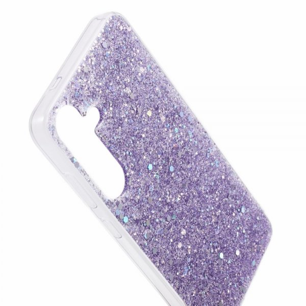 Nordic Covers Samsung Galaxy S24 Plus Cover Sparkle Series Lilac Purple