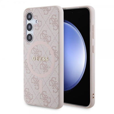 Guess Samsung Galaxy S24 Cover 4G Pattern MagSafe Pink
