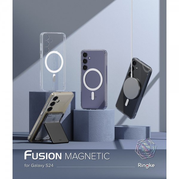 Ringke Samsung Galaxy S24 Cover Fusion Magnetic Clear