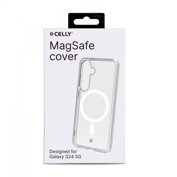 Celly Samsung Galaxy S24 Cover GELSKINMAG MagSafe Gennemsigtig