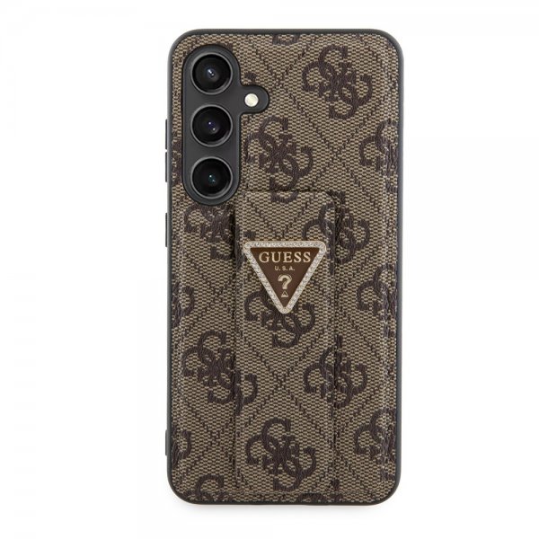 Guess Samsung Galaxy S24 Skal Grip Stand Funktion Brun