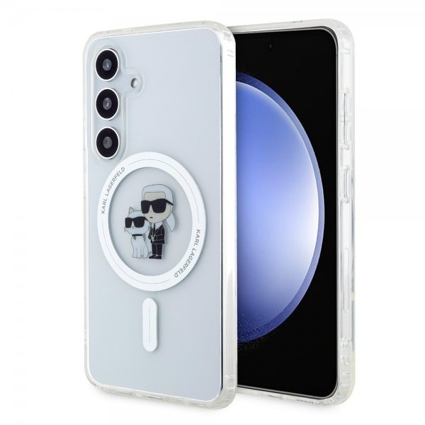 Karl Lagerfeld Samsung Galaxy S24 Cover Ikonik MagSafe Transparent
