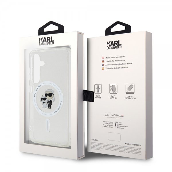 Karl Lagerfeld Samsung Galaxy S24 Cover Ikonik MagSafe Transparent
