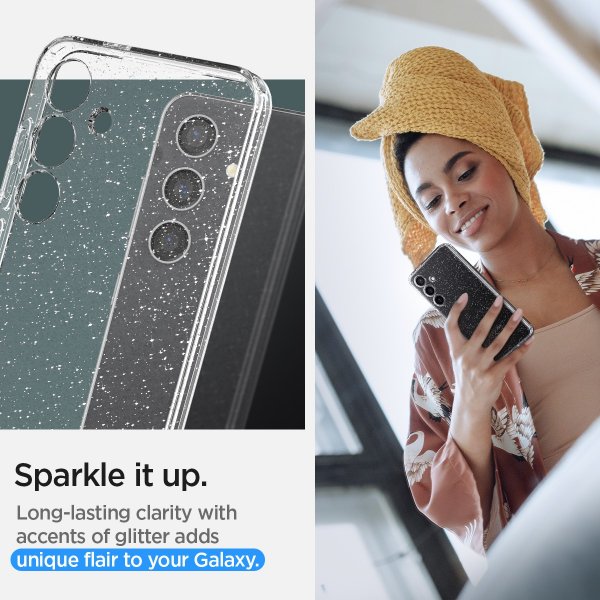 Spigen Samsung Galaxy S24 Cover Liquid Crystal Glitter Crystal Quartz